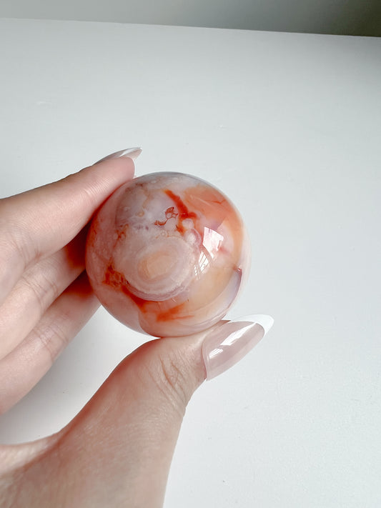 Carnelian Flower Agate / CFAS42