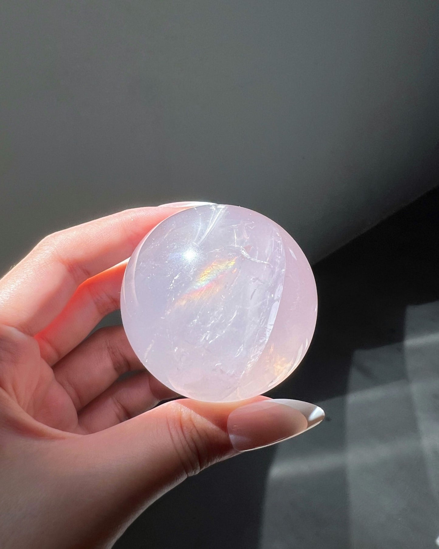 Girasol Rose Quartz: Selene