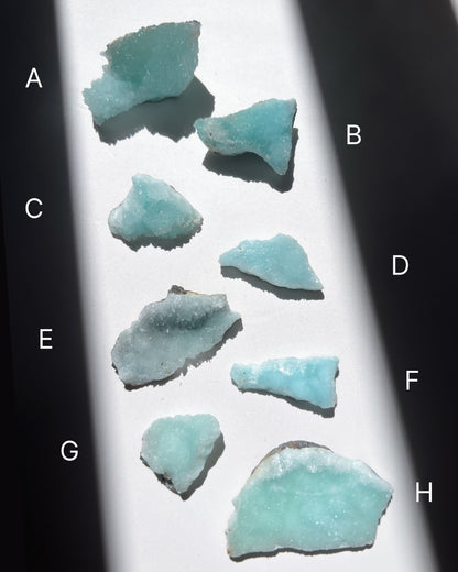 Blue Aragonite Raws