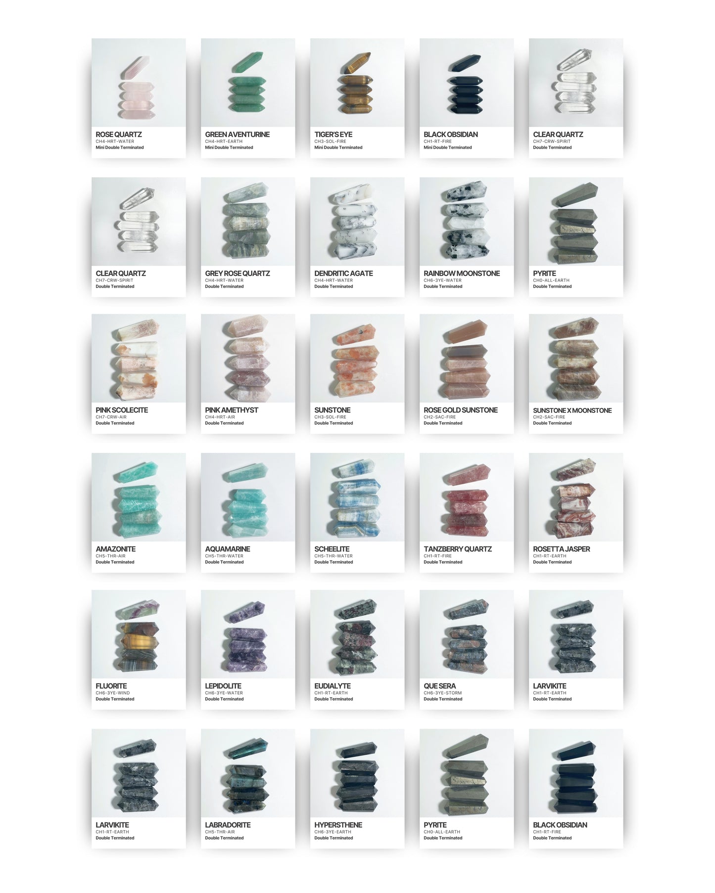 Assorted Crystal DTs