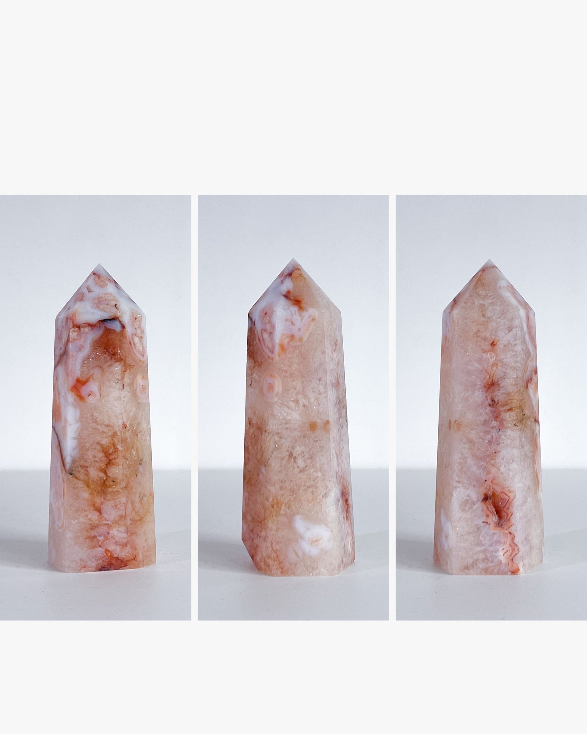 Trio display of front, back, and side views against a white background