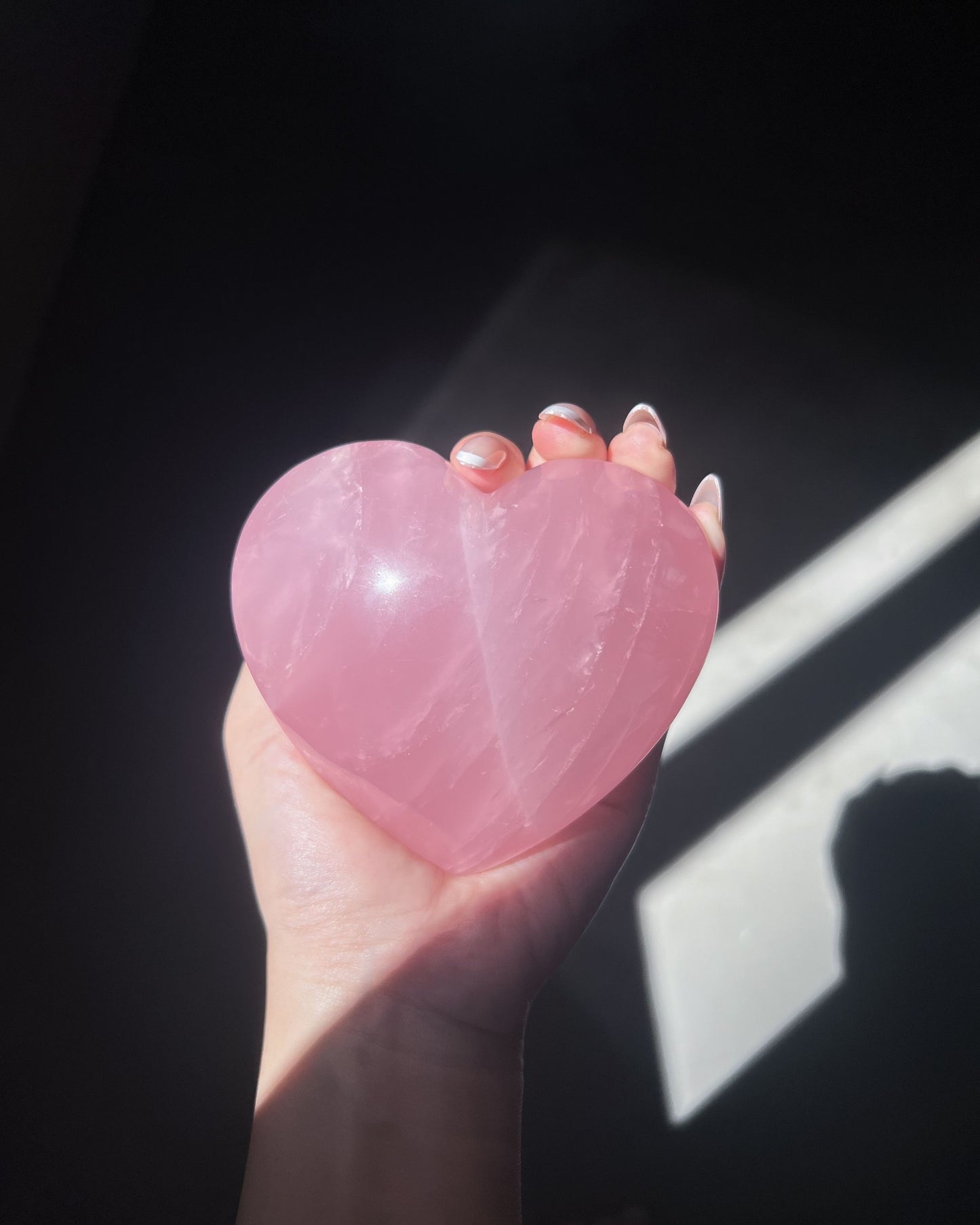 Rose Quartz Heart: Freya